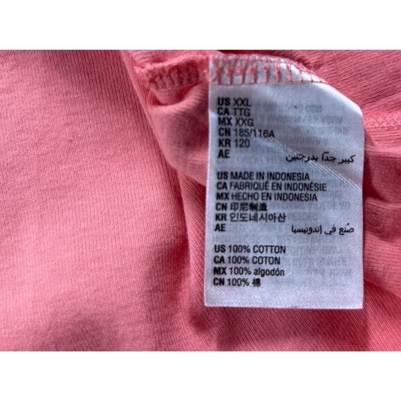 Karen Scott T-Shirt Women's Size XXL Pink Henley Top - Picture 4 of 8